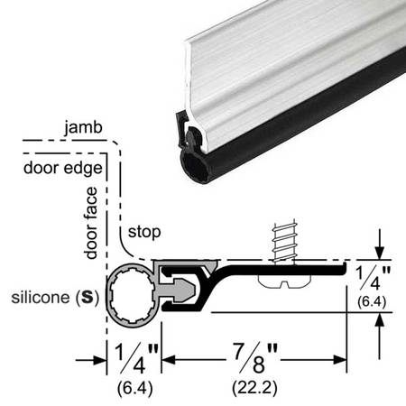 Pemko 303_S (PG) Standard Perimeter Gasketing Weatherstrip with ...