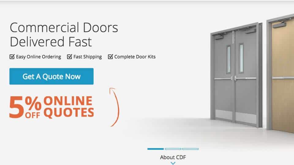 How To Get A Quote On Commercial Doors Cdf Distributors