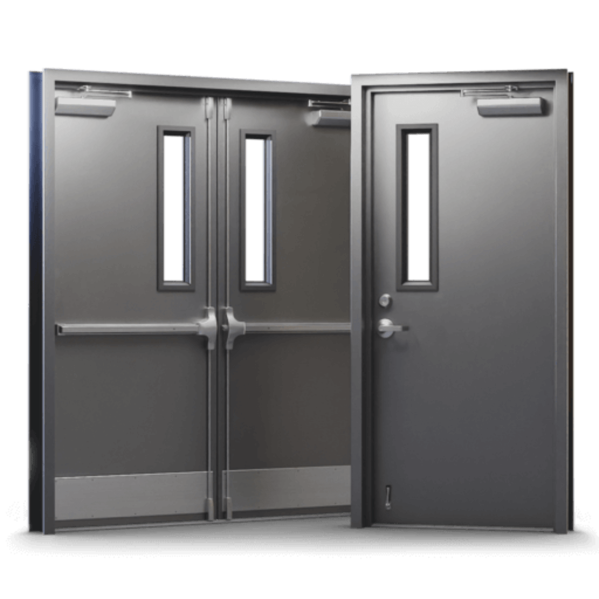 double-steel-door-set-single-and-double